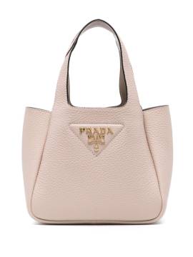 Prada Flou Mini-Tasche - Nude von Prada