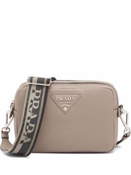 Prada Flou Schultertasche - Grau von Prada