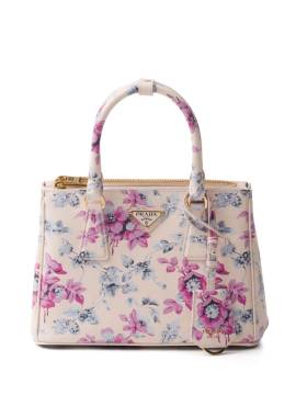 Prada Tasche aus Saffiano-Leder mit Galleria-Print - Rosa von Prada