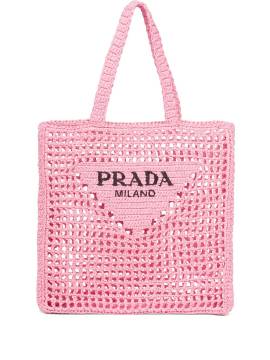 Prada Gewebter Shopper - Rosa von Prada