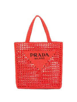 Prada Handtasche mit Logo - Orange von Prada