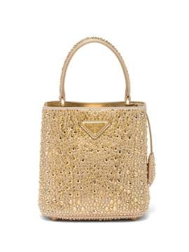 Prada Kleine Handtasche mit Kristallen - Gold von Prada