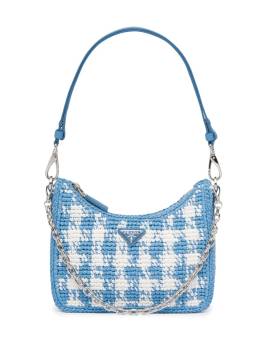 Prada Gestrickte Re-Edition Mini-Handtasche - Blau von Prada