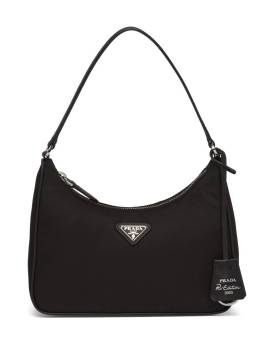 Prada Mini-Tasche mit Logo-Schild - Schwarz von Prada