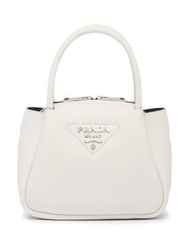 Prada Mini-Tasche mit Logo - Weiß von Prada