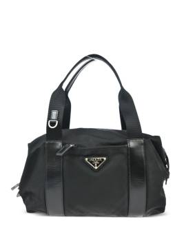 Prada Pre-Owned 1990-2000s Handtasche mit Triangel-Logo - Schwarz von Prada