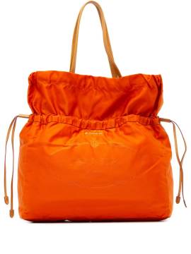 Prada Pre-Owned 2000-2023 Tessuto Tote Bag mit Kordelzug - Orange von Prada