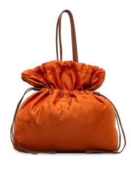 Prada Pre-Owned 2000-2023 Jacquard-Handtasche mit Logo - Orange von Prada