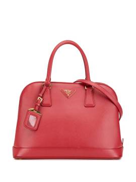 Prada Pre-Owned 2010-2020 mittelgroße Saffiano Lux Open Promenade Satchel-Tasche - Rot von Prada