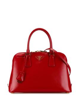 Prada Pre-Owned 2010-2023 mittelgroße Saffiano Vernice Promenade Satchel-Tasche - Rot von Prada