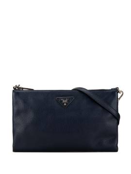 Prada Pre-Owned 2010-2023 Vitello Daino Umhängetasche - Blau von Prada