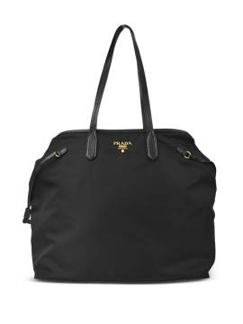 Prada Pre-Owned 2010 Tote Bag mit Logo-Applikation - Schwarz von Prada