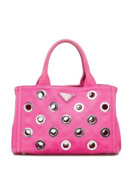 Prada Pre-Owned 2013-2022 pre-owned Canapa Grommet Handtasche - Rosa von Prada