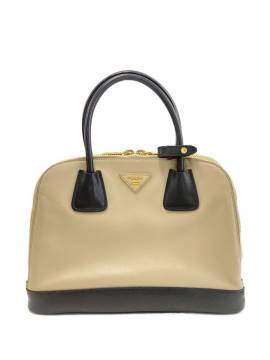 Prada Pre-Owned 2013-2023 Dome Satchel-Tasche mit doppeltem Reißverschluss - Braun von Prada