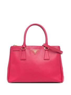 Prada Pre-Owned 2013-2023 kleine Saffiano Lux Galleria Double Zip Satchel-Tasche - Rosa von Prada