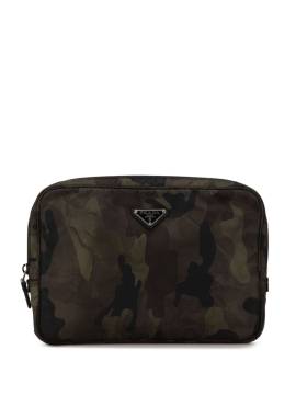 Prada Pre-Owned 2013-2023 Tessuto Camouflage-Clutch - Braun von Prada