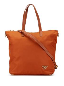 Prada Pre-Owned 2013-2023 Tessuto Satchel-Tasche - Orange von Prada