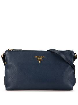 Prada Pre-Owned 2013-2023 Vitello Daino Umhängetasche - Blau von Prada