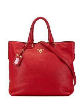 Prada Pre-Owned 2013-2023 Vitello Daino satchel - Rot von Prada