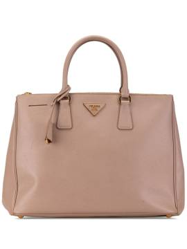 Prada Pre-Owned 2013-2023 große Saffiano Galleria Double Zip Satchel-Tasche - Rosa von Prada