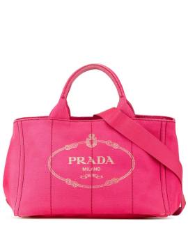 Prada Pre-Owned 2013-2023 mittelgroße Canapa Satchel-Tasche - Rosa von Prada