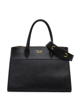 Prada Pre-Owned 2013-2024 City Calf Greca Saffiano Paradigme Umhängetasche - Schwarz von Prada