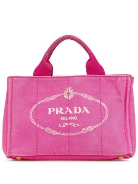 Prada Pre-Owned 2013-2024 kleine Canapa Logo Satchel-Tasche - Rosa von Prada