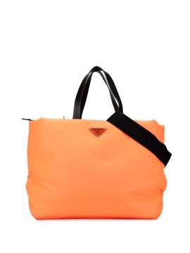 Prada Pre-Owned 2013-2024 wattierte Tessuto Satchel-Tasche - Orange von Prada