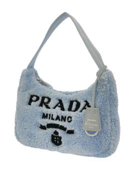 Prada Pre-Owned 2019-heute Terry Re-Edition 2000 Schultertasche - Blau von Prada