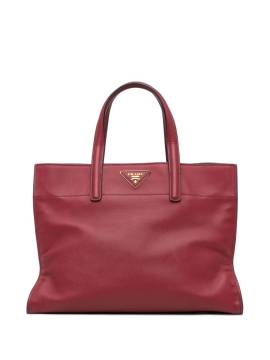 Prada Pre-Owned 21st Century Saffiano Soft Triple Pocket Tote Bag - Rot von Prada