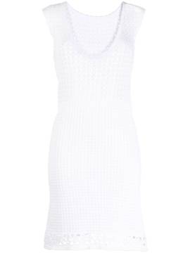Prada Pre-Owned Gehäkeltes Kleid - Weiß von Prada