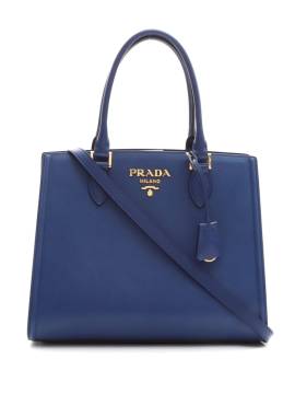 Prada Pre-Owned Handtasche mit Logo-Applikation - Blau von Prada