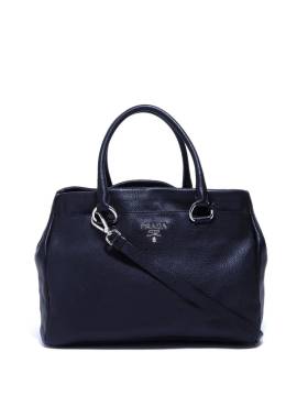 Prada Pre-Owned Strukturierte Handtasche mit Logo - Schwarz von Prada