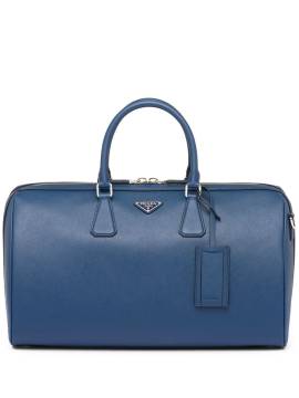 Prada Reisetasche mit Logo-Patch - Blau von Prada