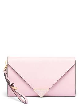 Prada Clutch aus Saffiano-Leder - Rosa von Prada