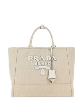 Prada Tote Bag aus Canvas - Nude von Prada