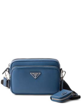 Prada Schultertasche mit appliziertem Beutel - Blau von Prada