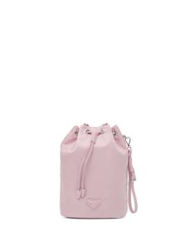 Prada Mini Tasche mit Triangel-Logo - Rosa von Prada