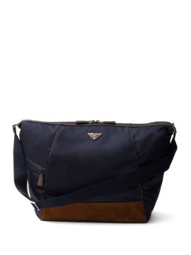 Prada panelled shoulder bag - Blau von Prada