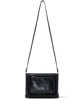 Proenza Schouler Triple Zip Clutch aus Leder - Schwarz von Proenza Schouler