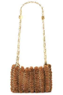 RABANNE HANDTASCHE in Camel & Gold - Neutral. Size all. von RABANNE