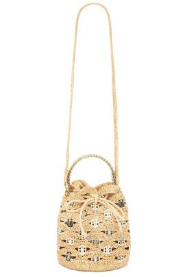 RABANNE TASCHE in Natural & Light Gold - Neutral. Size all. von RABANNE