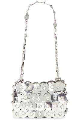 RABANNE TASCHE in Silber - Metallic Silver. Size all. von RABANNE