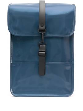 Rains Wasserdichter Rucksack mit Karabiner - Blau von Rains