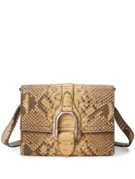 Ralph Lauren Collection Python Wellington Umhängetasche - Braun von Ralph Lauren Collection