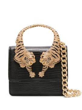 Roberto Cavalli Kleine Roar Tiger Handtasche - Schwarz von Roberto Cavalli