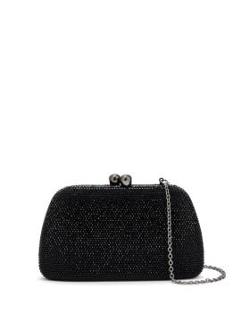 SERPUI Clutch mit Kristallverzierung - Schwarz von SERPUI