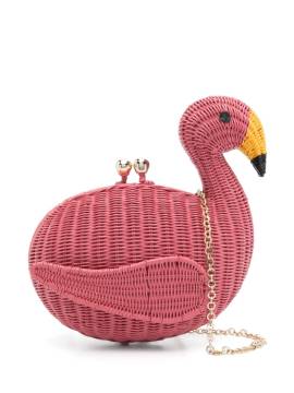 SERPUI Justin Flamingo Clutch - Rosa von SERPUI