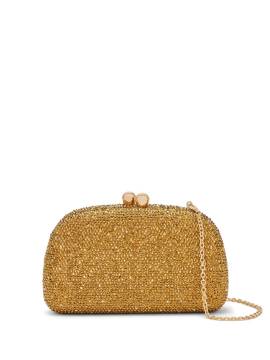 SERPUI Clutch mit Kristallverzierung - Gold von SERPUI