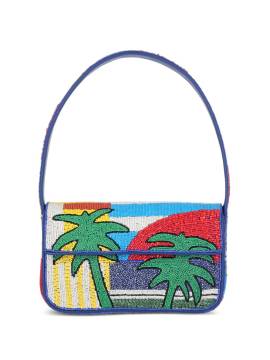 STAUD Tommy Palms Schultertasche - Blau von STAUD